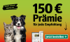 Werbebanner: 150 Euro Prämie für jede Empfehlung Ihrer Tageszeitung, um immer informiert zu sein. Jetzt bestellen.